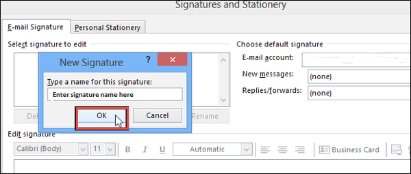 add email signature outlook 2016